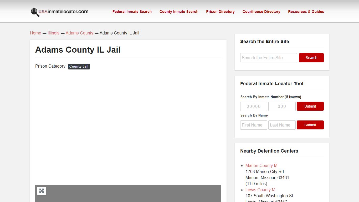 Adams County IL Jail | USA Inmate Locator